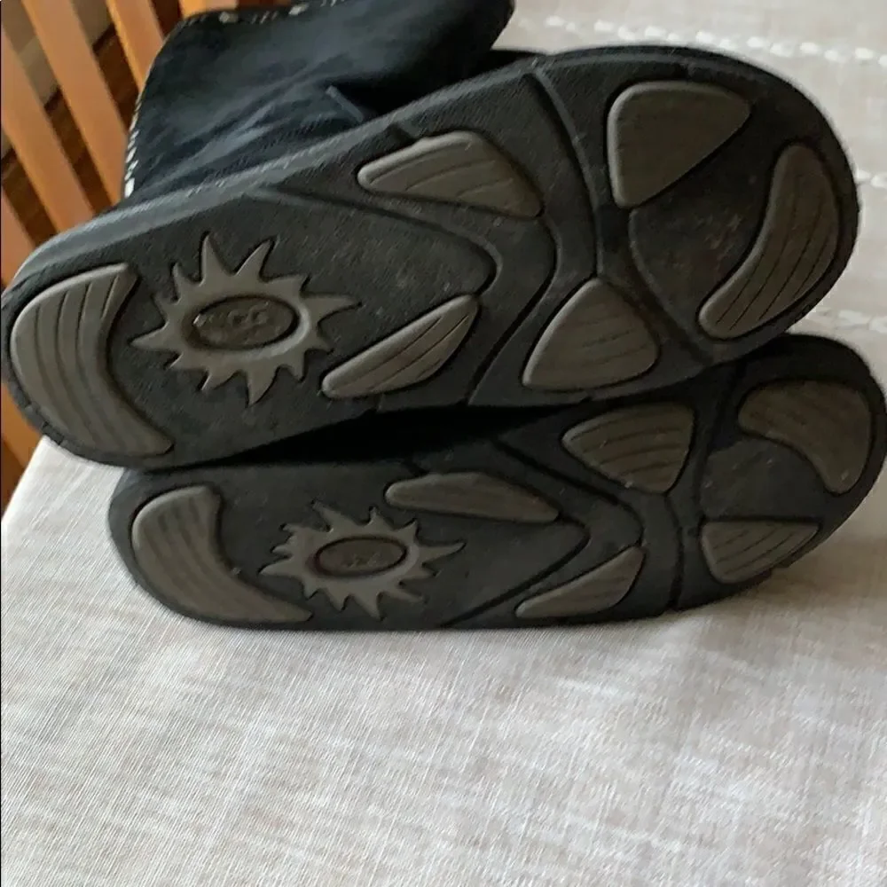 Black Studded Tall Uggs Australia